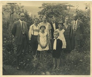 Reinhold Bürkle (2. v.l.) mit Familie